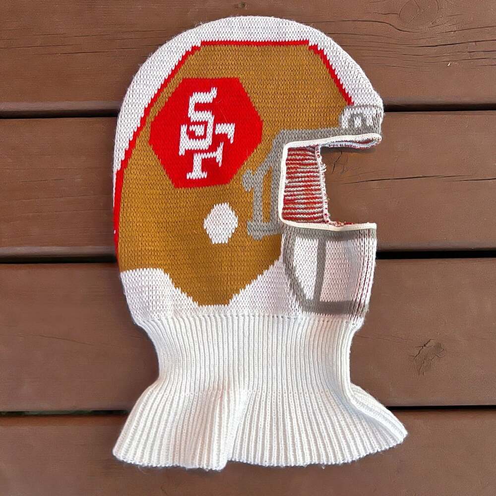 San Francisco 49ers Helmet Balaclava Adult Vintage 1990 Game Face Ski Mask